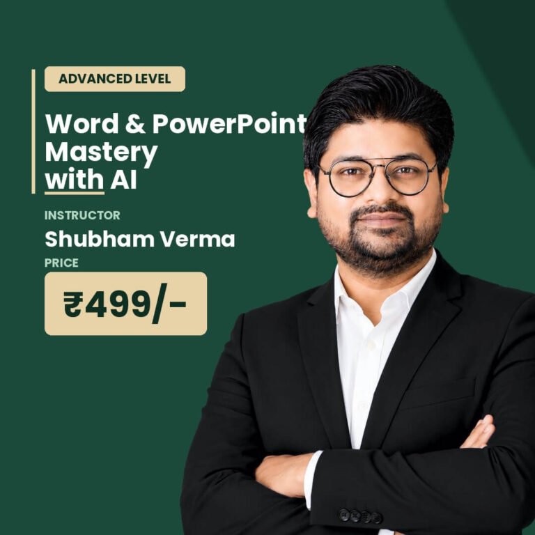 Advance MS Word & Powerpoint Mastery + AI Course